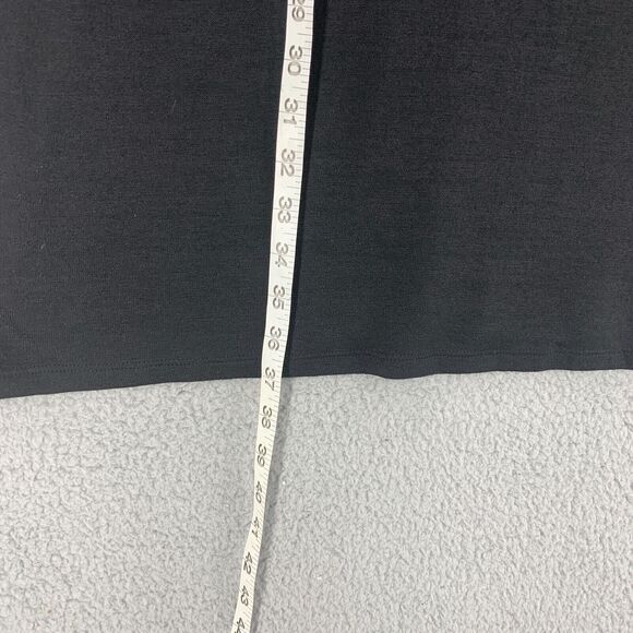 Wilfred free Womens T Shirt Dress Tunic Sz L Stretch Black Oversized Lagenlook - Picture 5 of 11